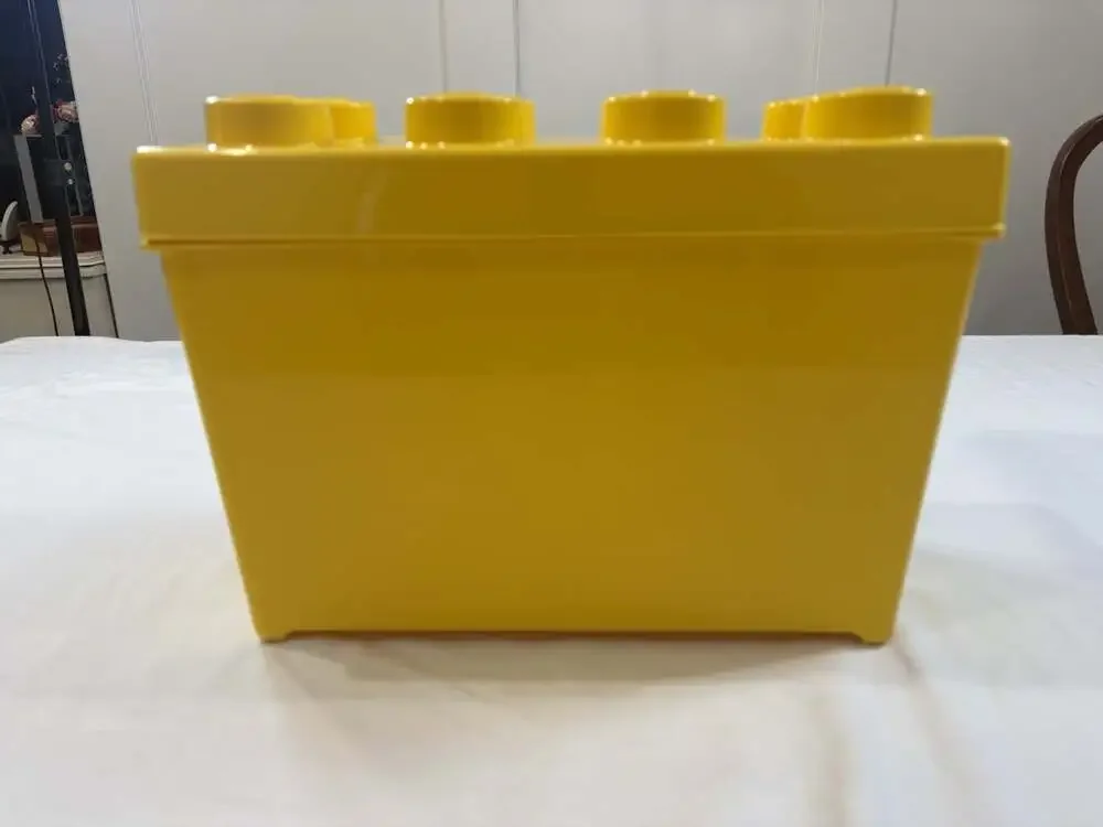 LEGO Classic 10698 EMPTY BIN STORAGE CONTAINER BOX ONLY Yellow Brick Shape